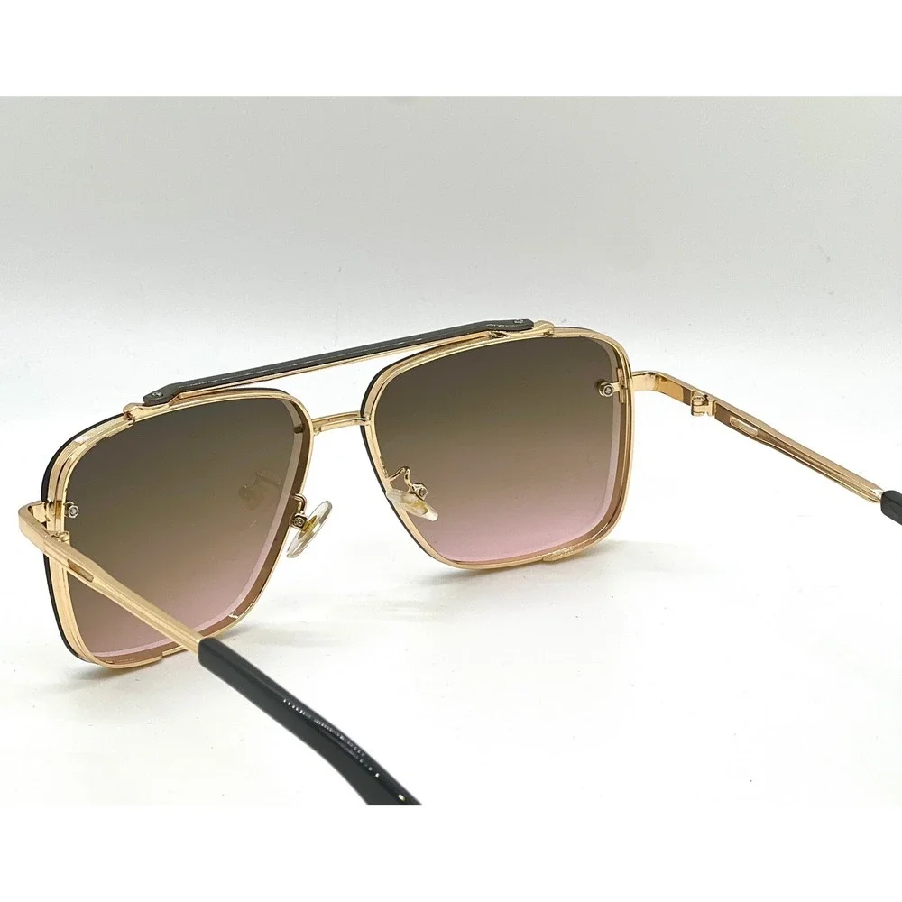 Sunglasses for Men Gold Frame Fashion Shades UV400 Protection Retro Driving‎ New
